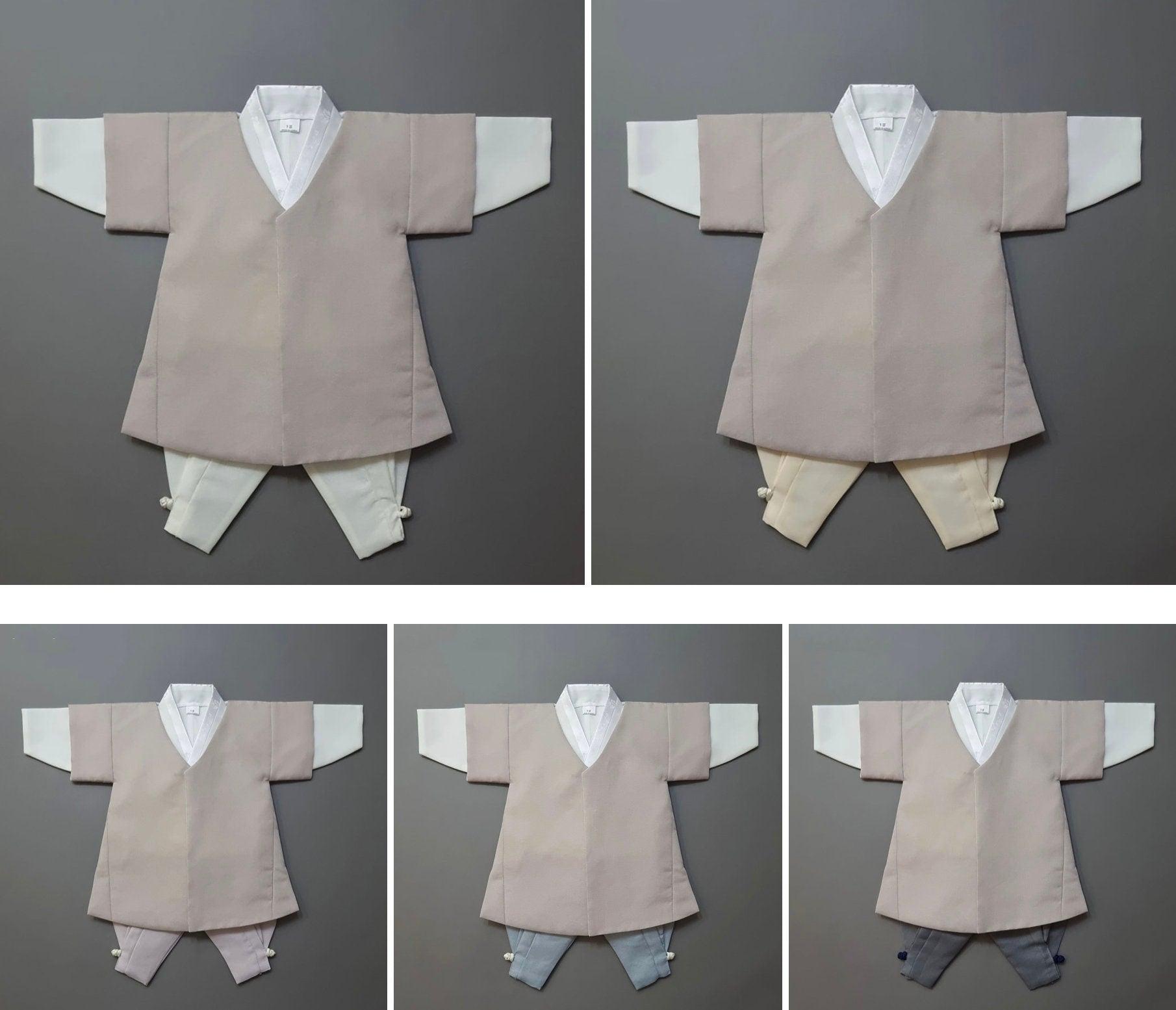 Joon D.Beige Solid 5 Color Pants Boy Hanbok (100D-10YR) - Native Korean