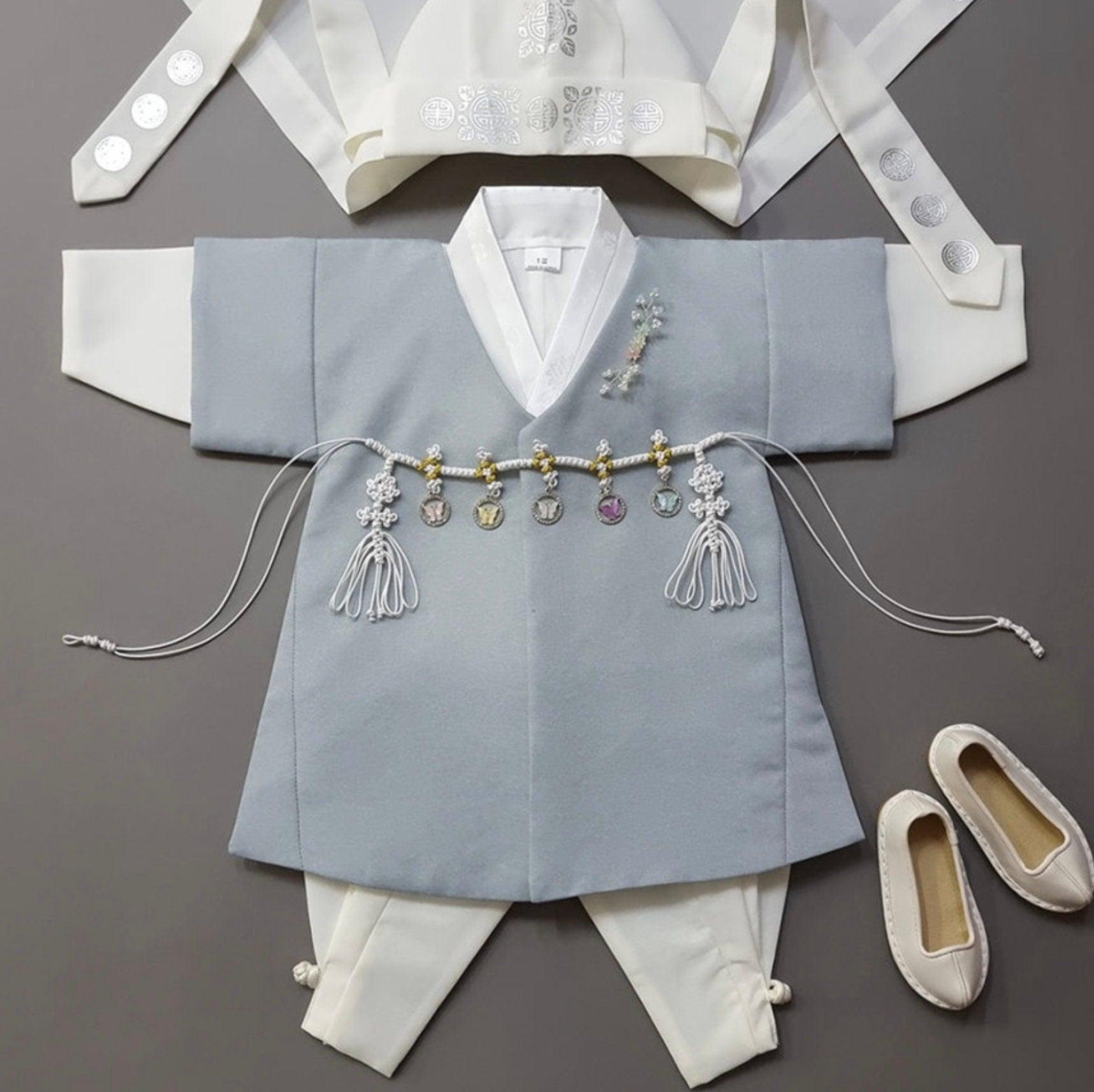 Joon D.Sky Solid 5 Color Pants Boy Hanbok (100D-10YR) - Native Korean