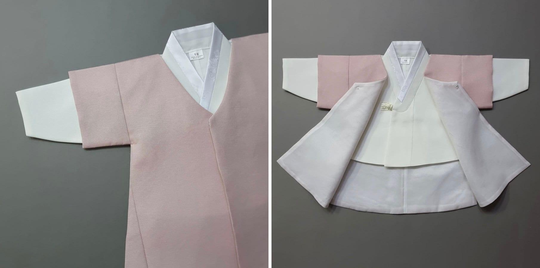 Joon Indie Pink Solid Boy Hanbok (100D-10YR) - Native Korean