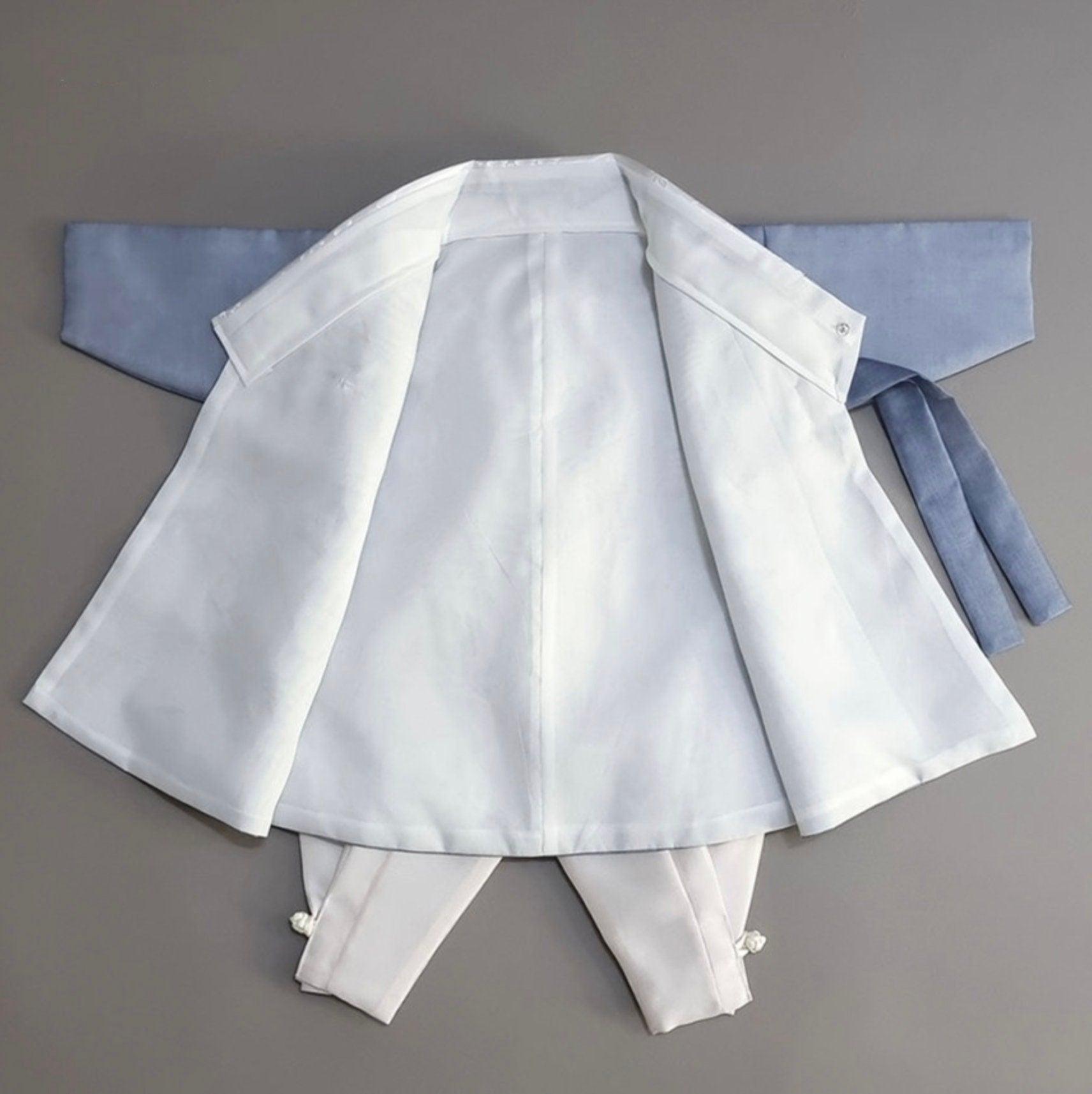 Joonhee Blue Boy Hanbok (100D-10YR) - Native Korean