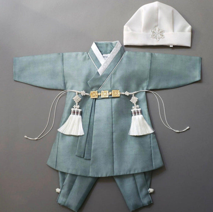 Joonhee Green Pants Boy Hanbok (100D-15YR)