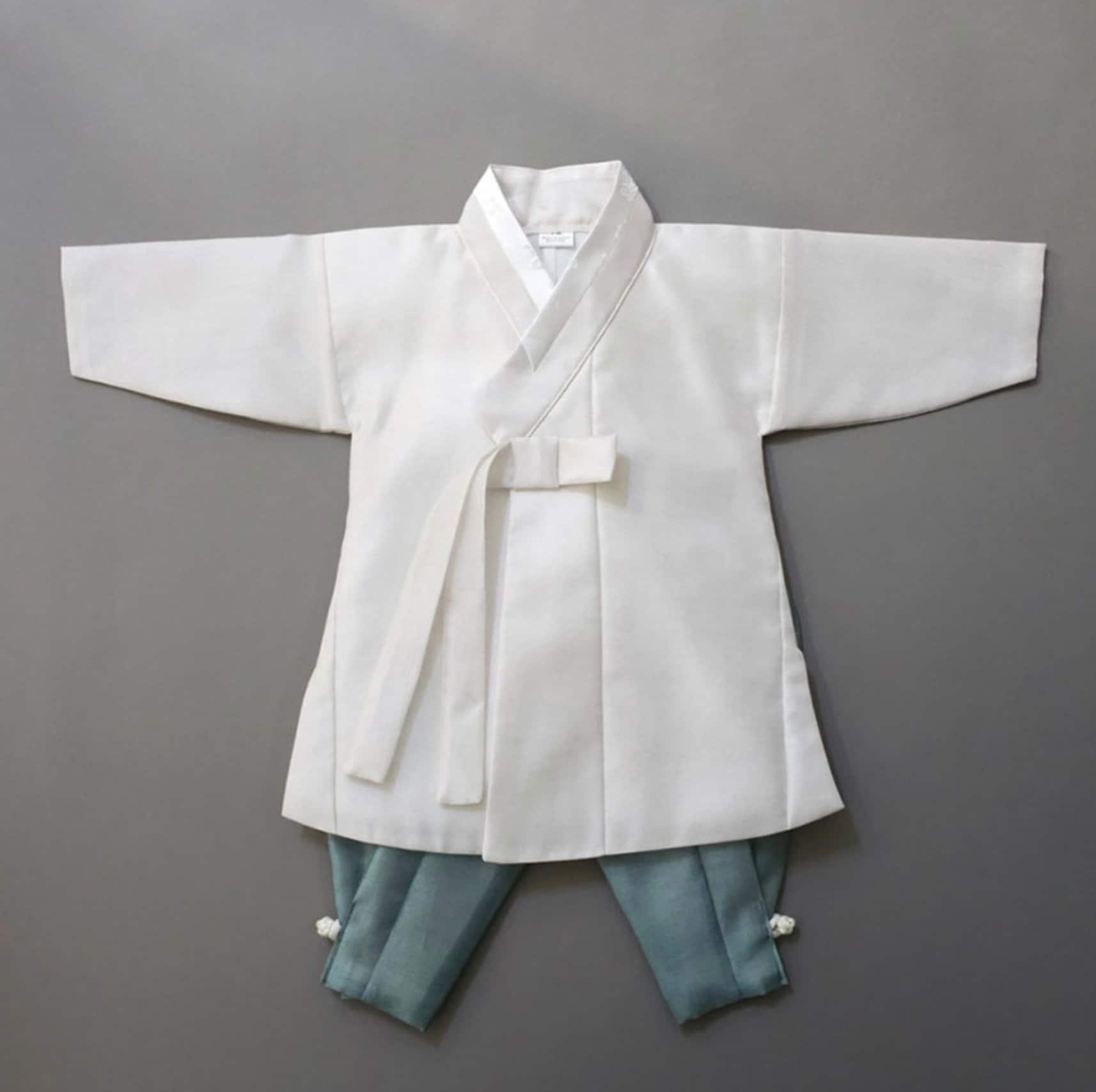 Joonhee Green Pants Boy Hanbok (100D-15YR) - Native Korean