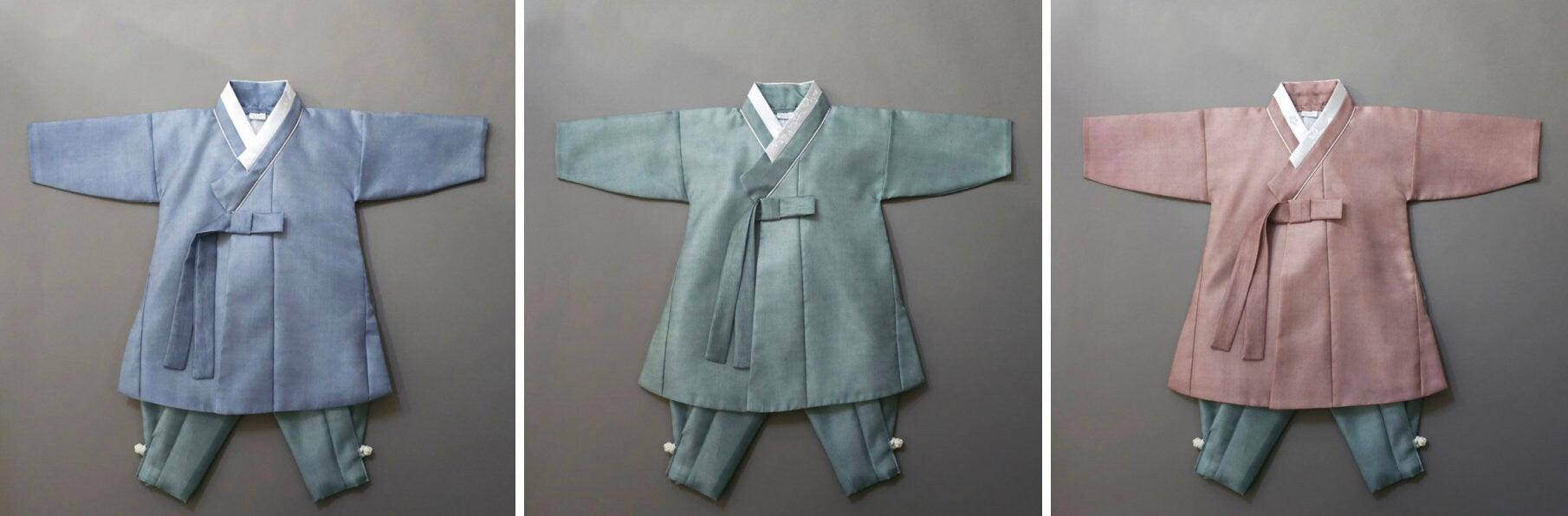 Joonhee Green Pants Boy Hanbok (100D-15YR) - Native Korean