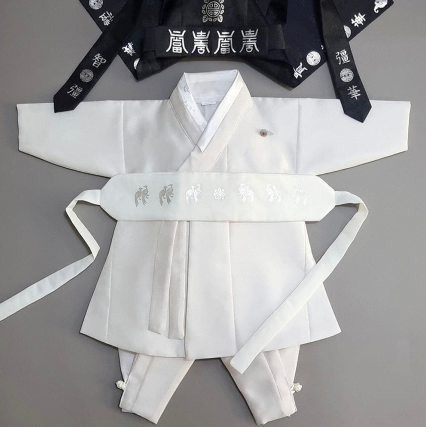 Joonhee Light Beige Boy Hanbok (100D-10YR) - Native Korean