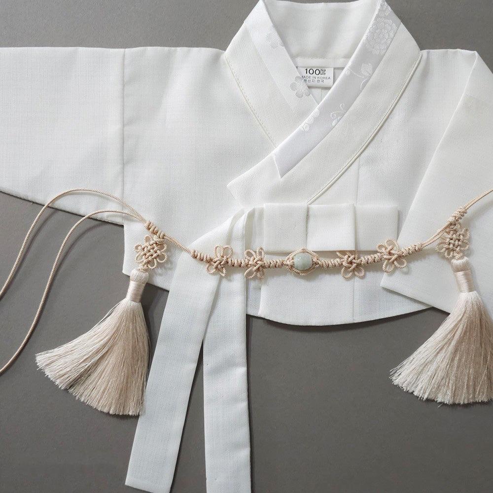Knotted Jade Tassel Belt - Native Korean