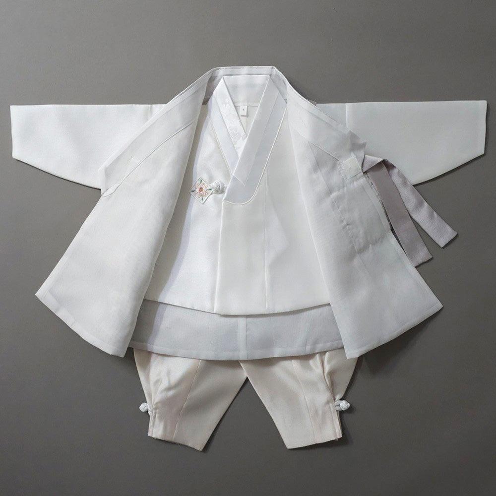 Kyoung-joon Gray Boy Hanbok (1-12YR) - Native Korean