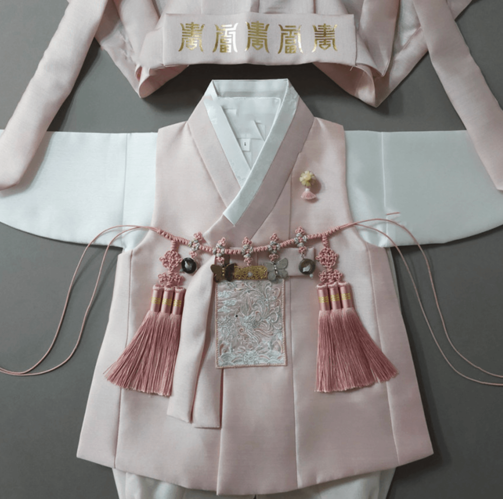 Kyoung-joon Pink Boy Hanbok (100D-12YR) - Native Korean