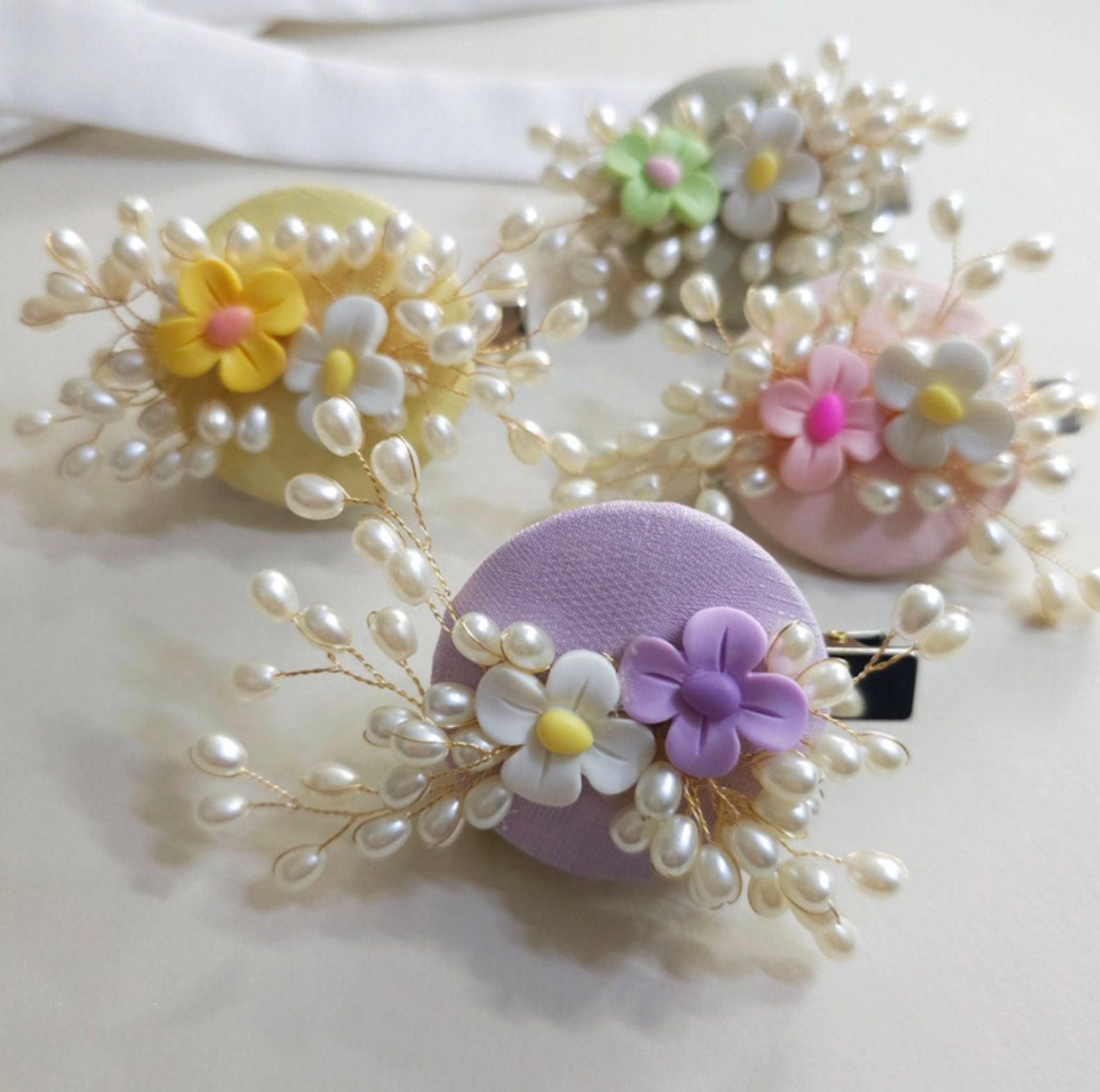 Lovely Floral Hairpin - Native Korean