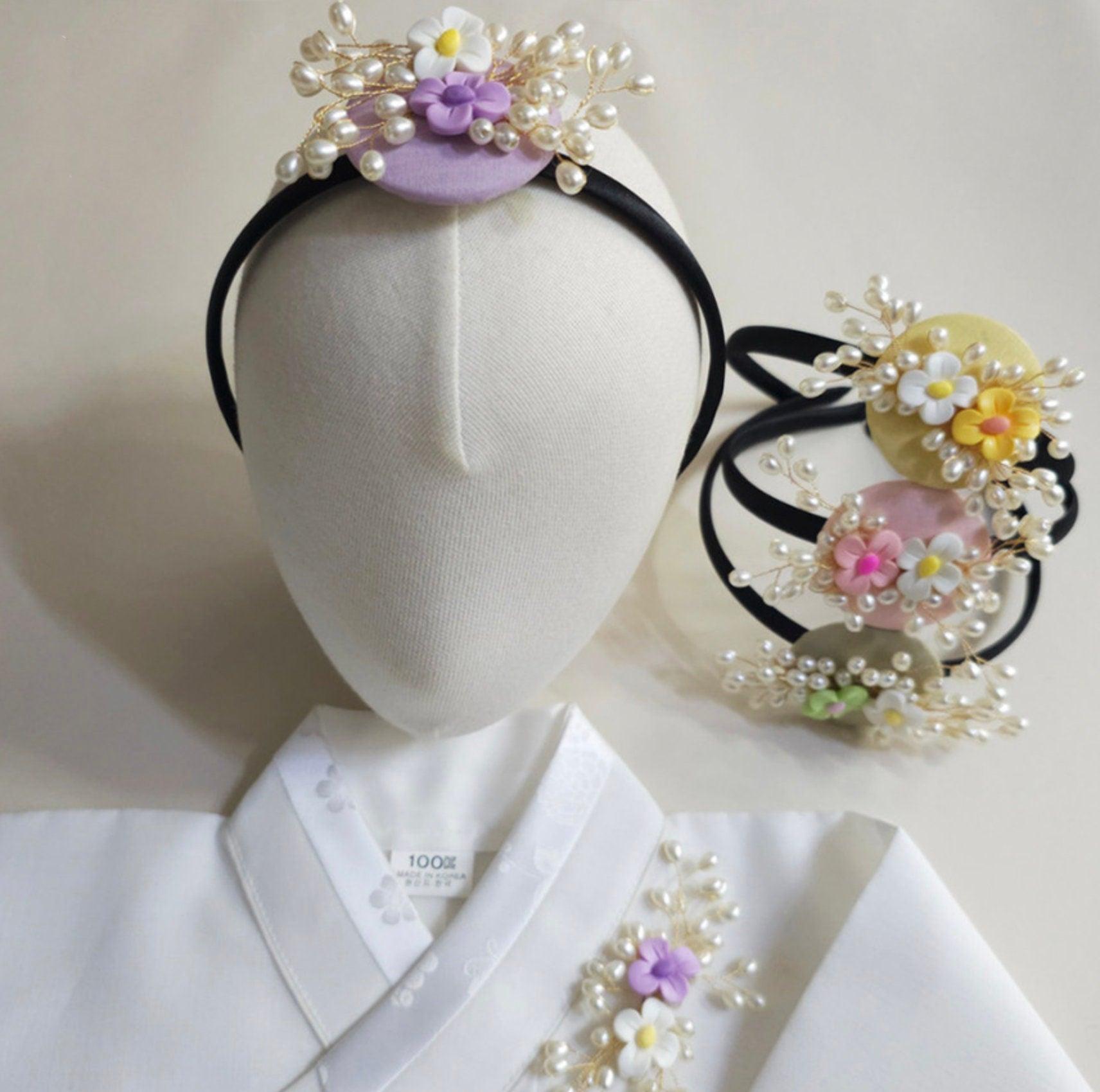 Lovely Floral Headband - Native Korean