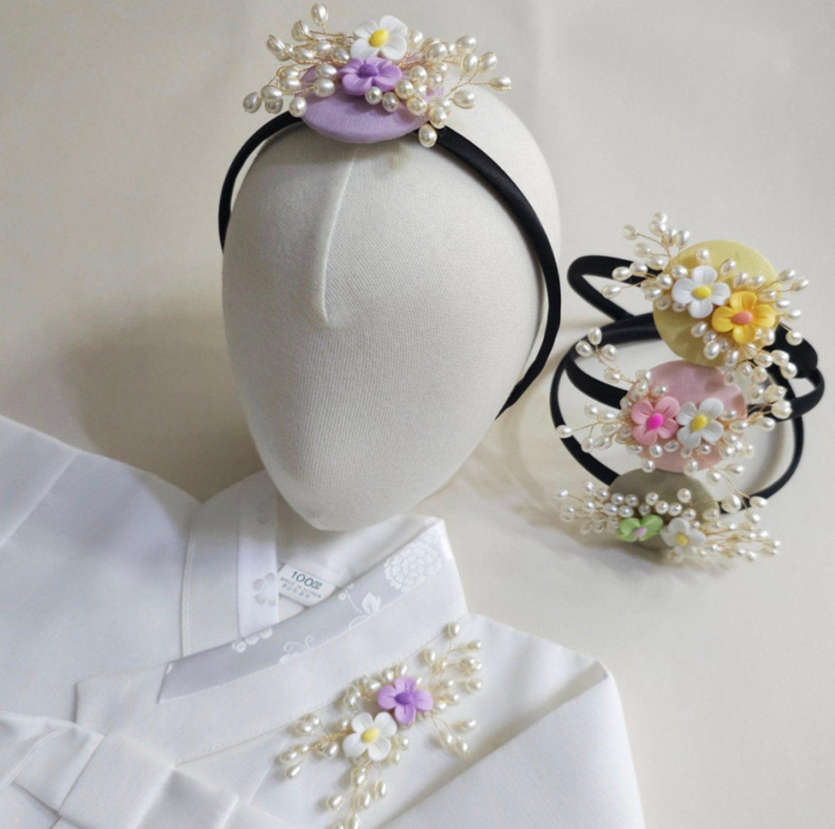 Lovely Floral Headband - Native Korean