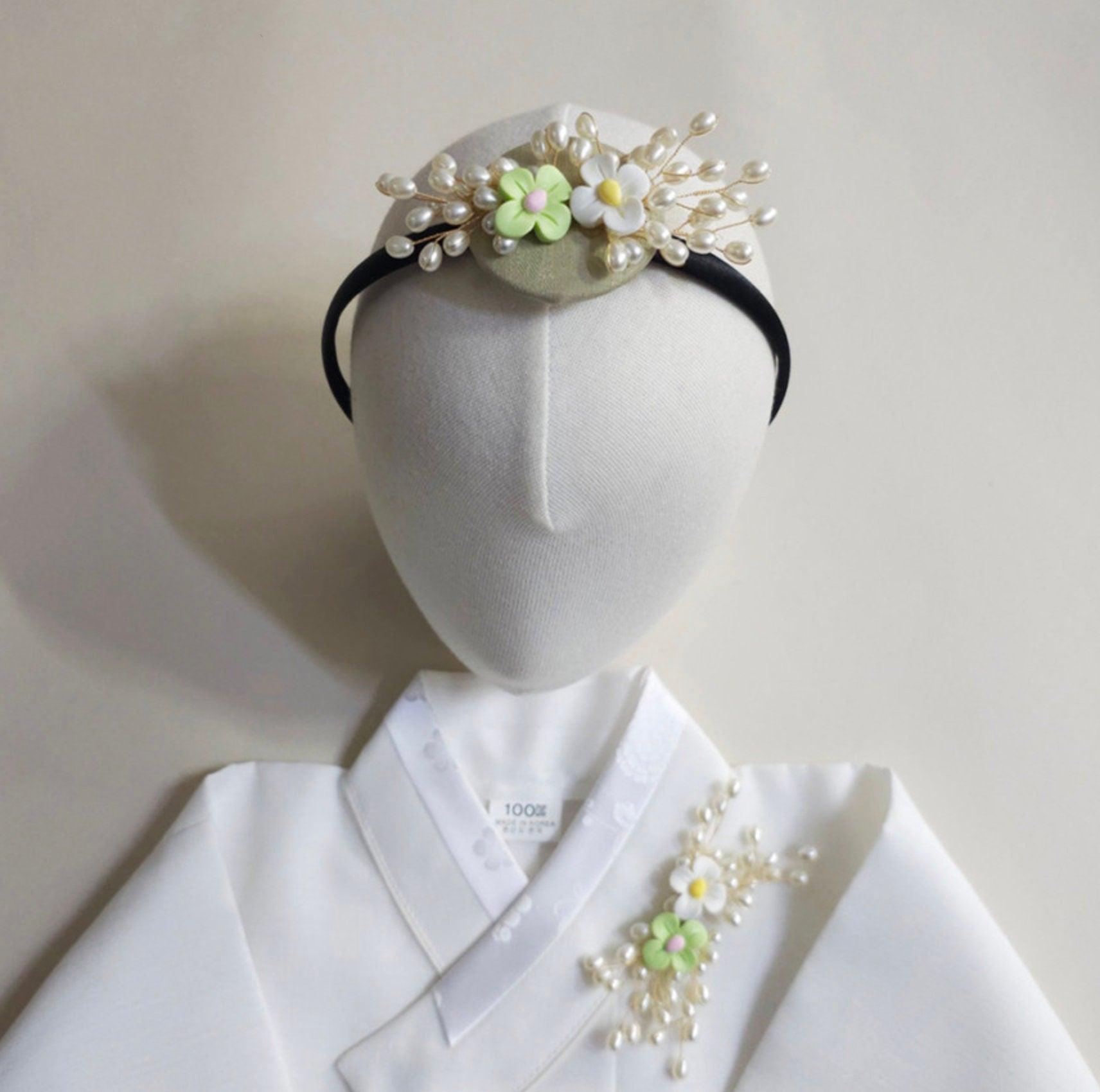 Lovely Floral Headband - Native Korean