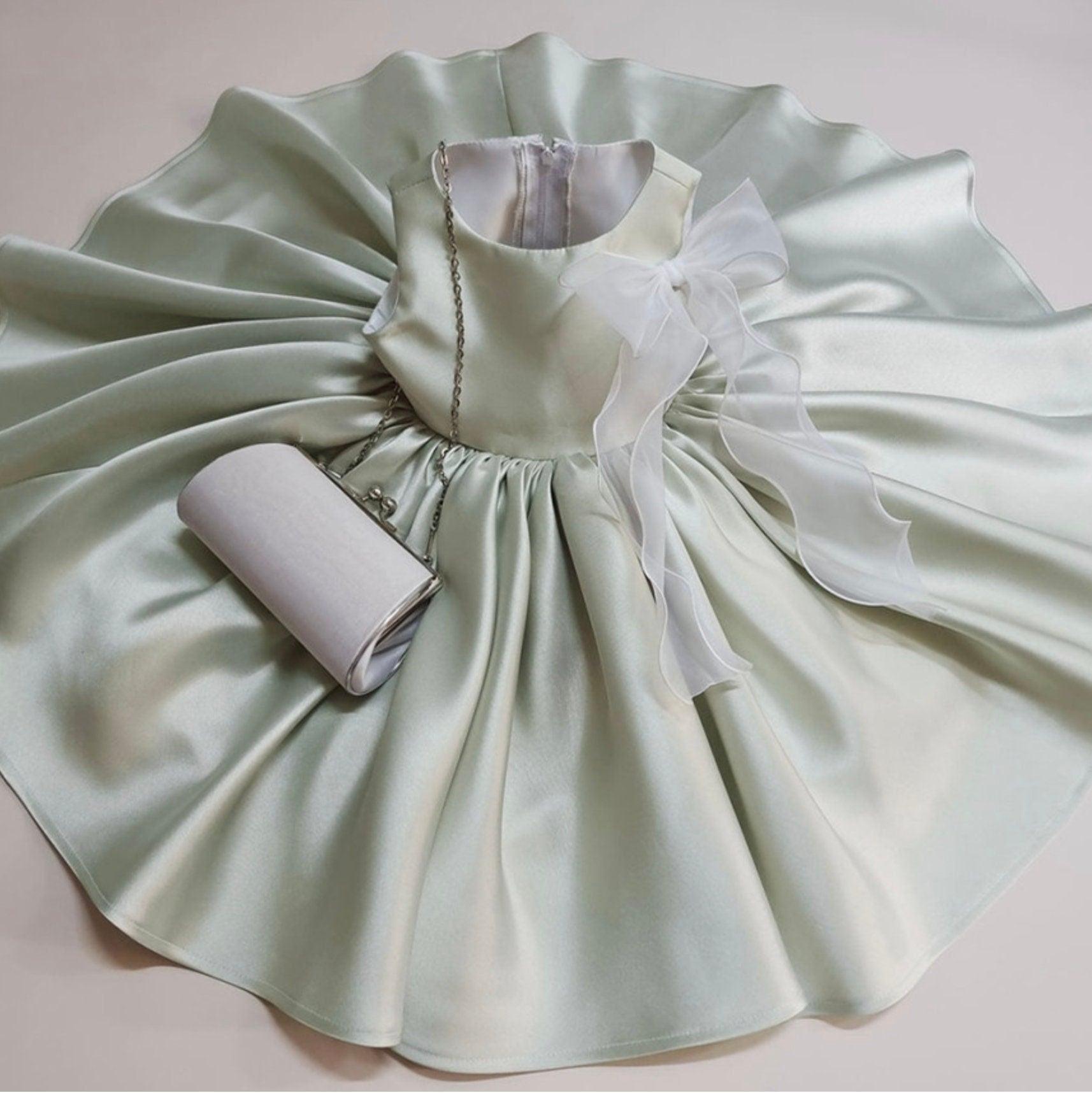 Mijoo Green Dress Girl Hanbok (100D-1YR) - Native Korean