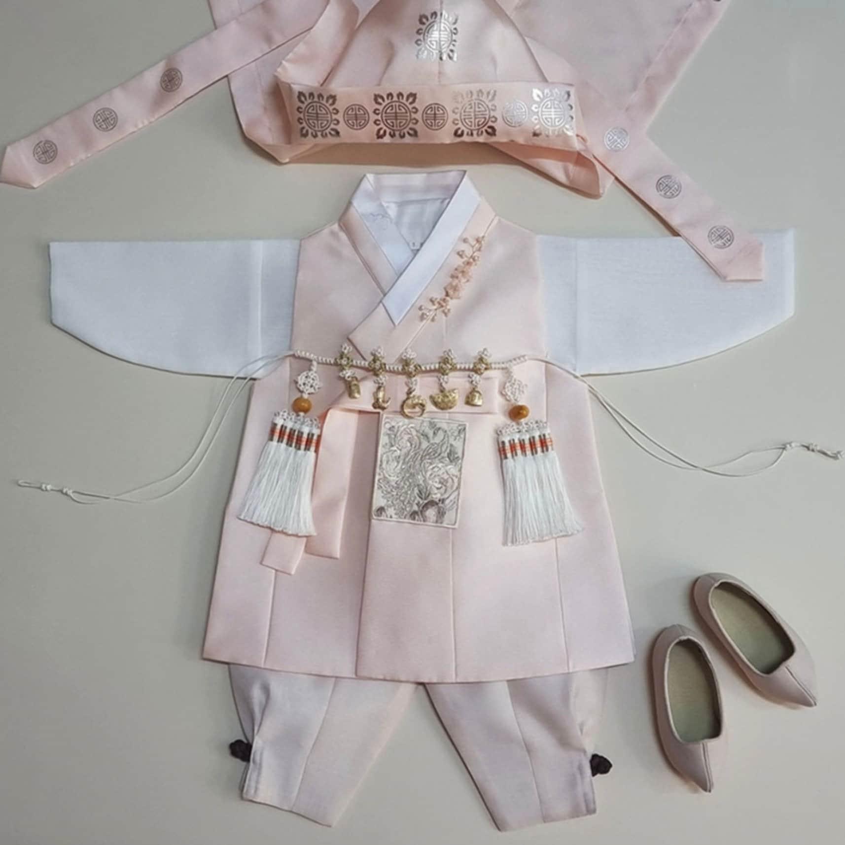 Mijoon Pink Boy Hanbok (100D-1YR) - Native Korean