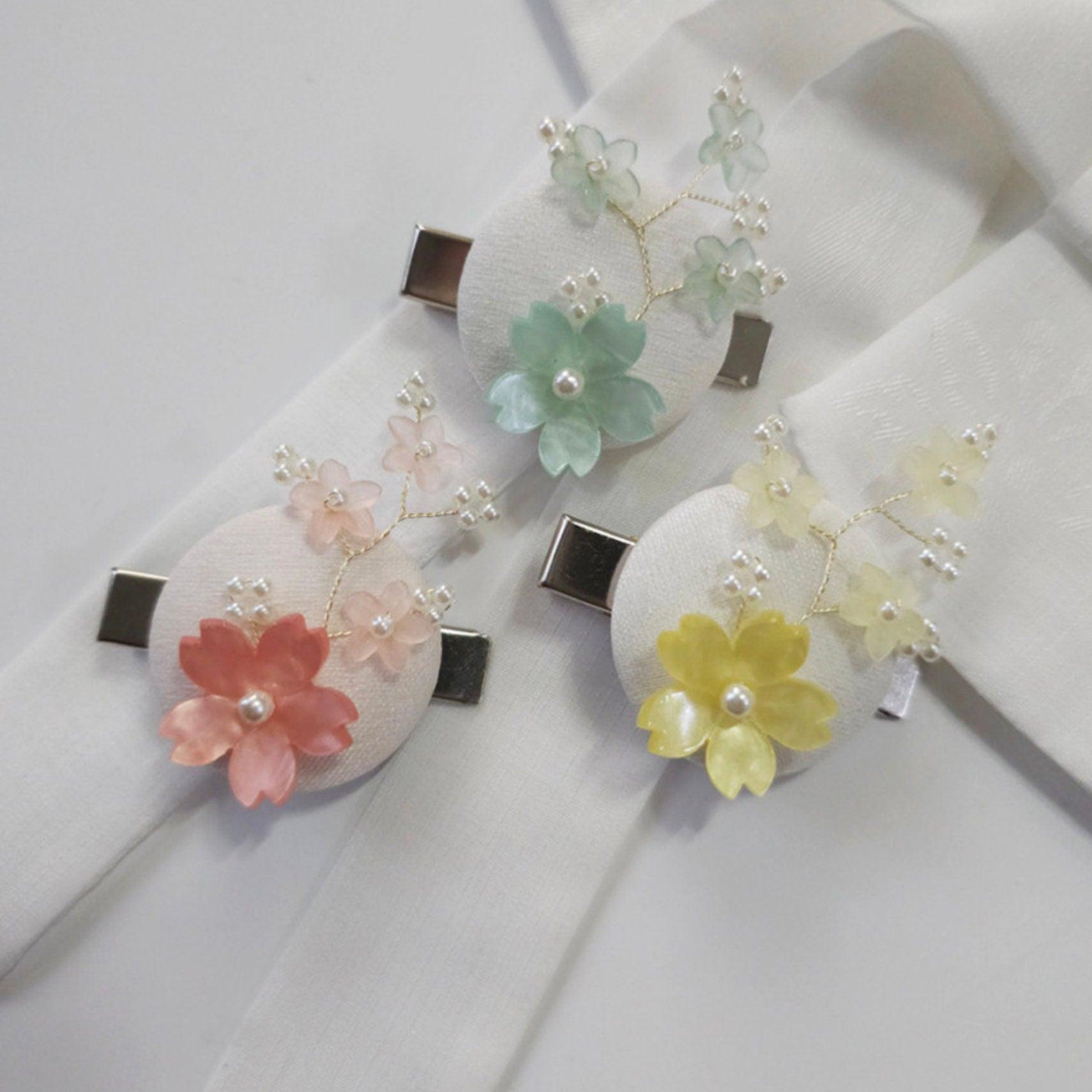 Mini Flower Hairpin - Native Korean