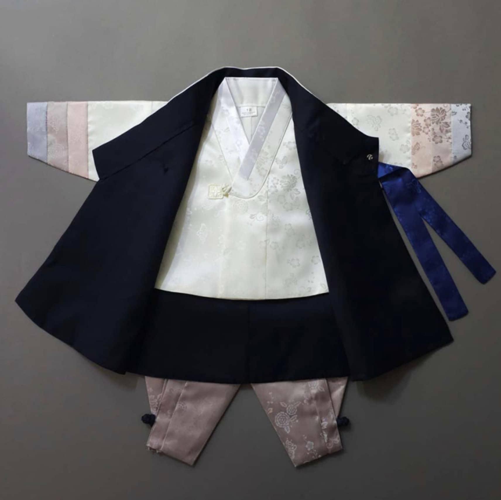 Minjae Blue Boy Hanbok (100D-10YR) - Native Korean