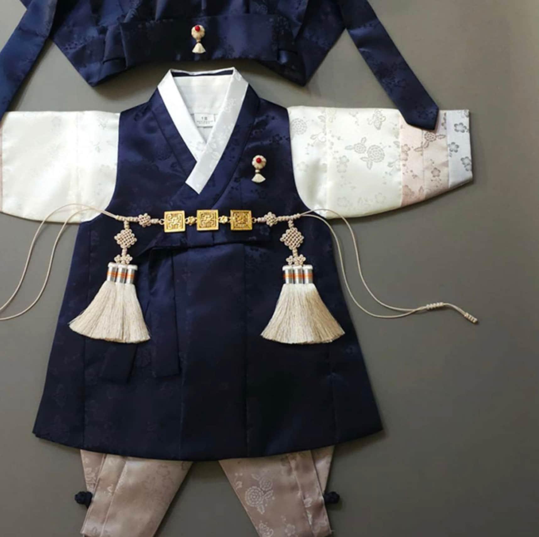 Minjae Navy Boy Hanbok (100D-10YR) - Native Korean