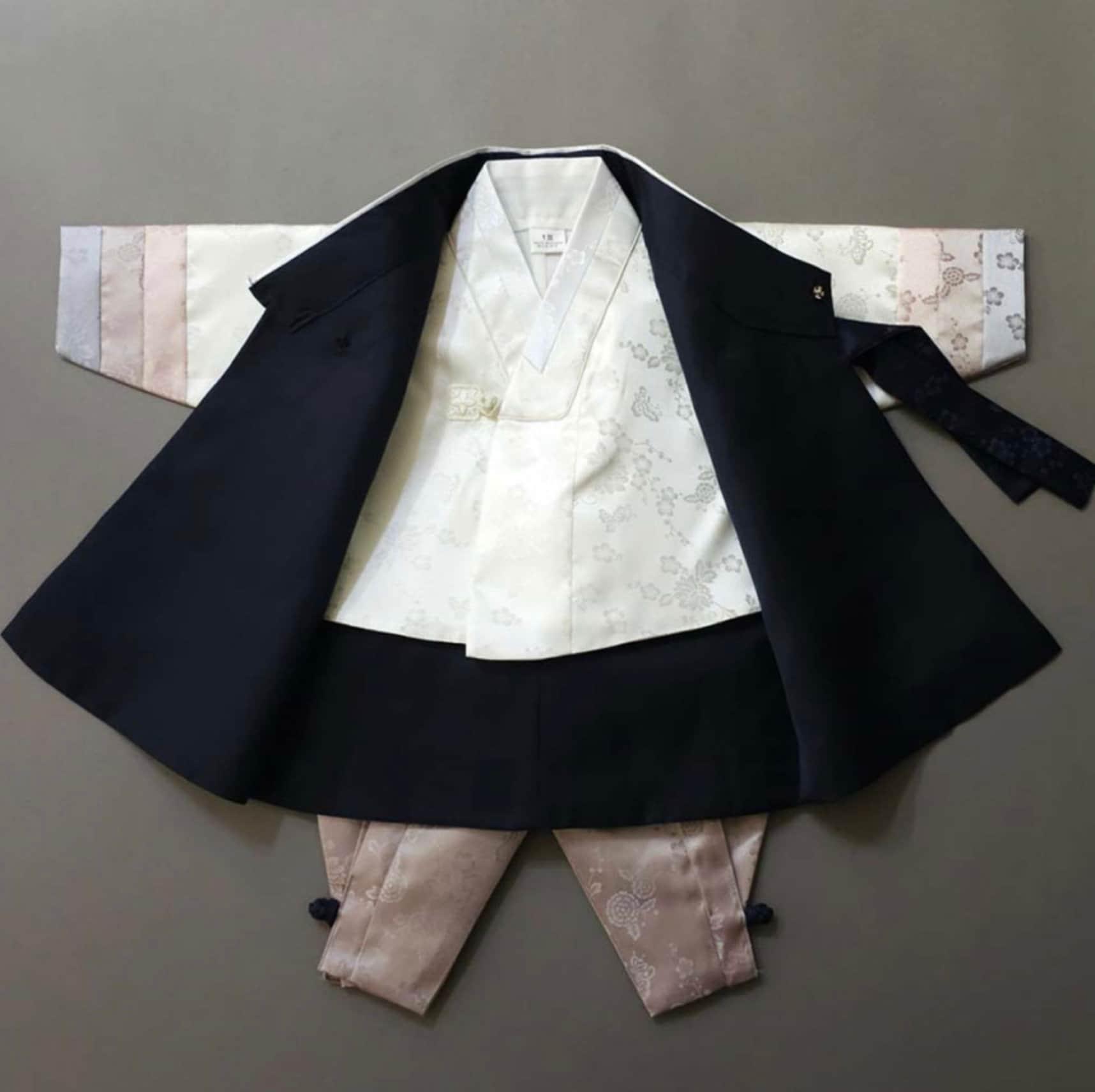 Minjae Navy Boy Hanbok (100D-10YR) - Native Korean