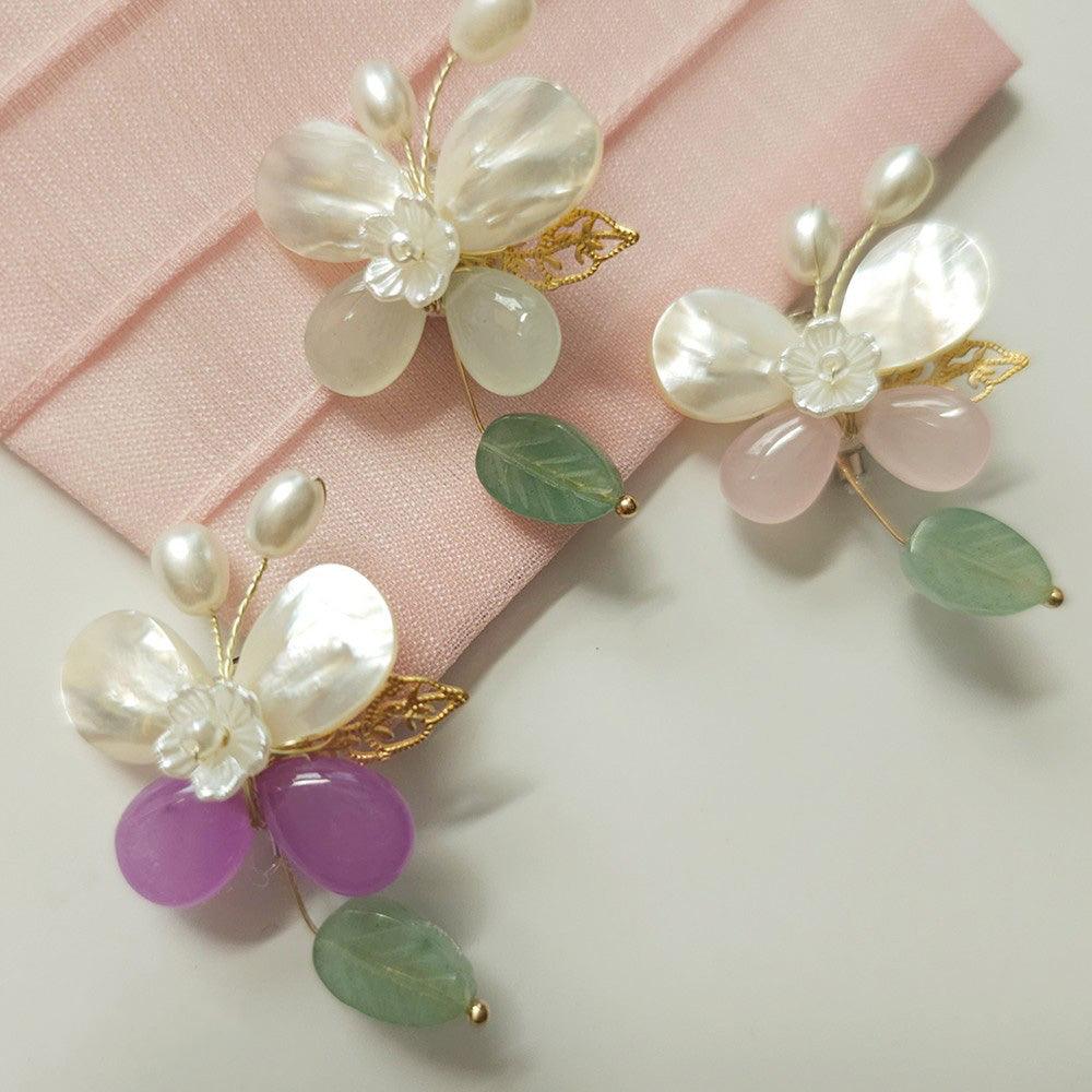 Mother of Pearl Butterfly Brooch - Native Korean