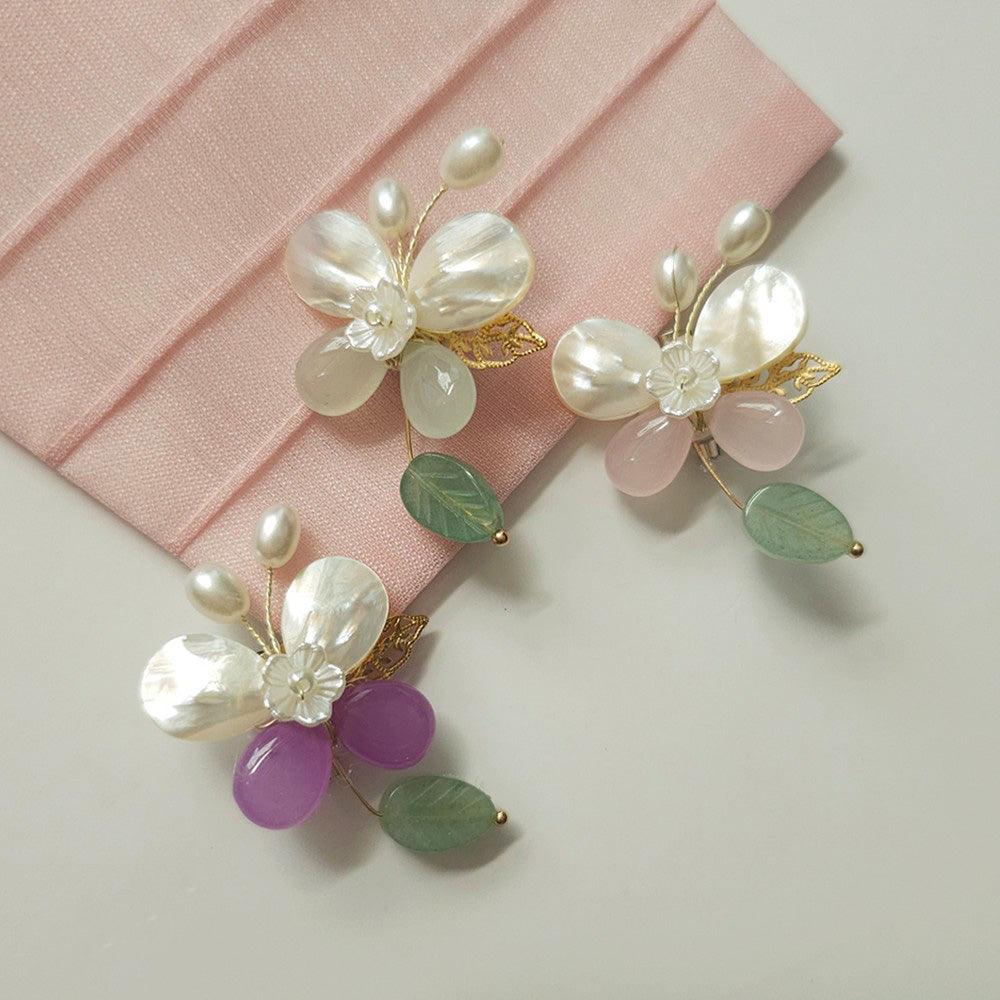 Mother of Pearl Butterfly Brooch - Native Korean
