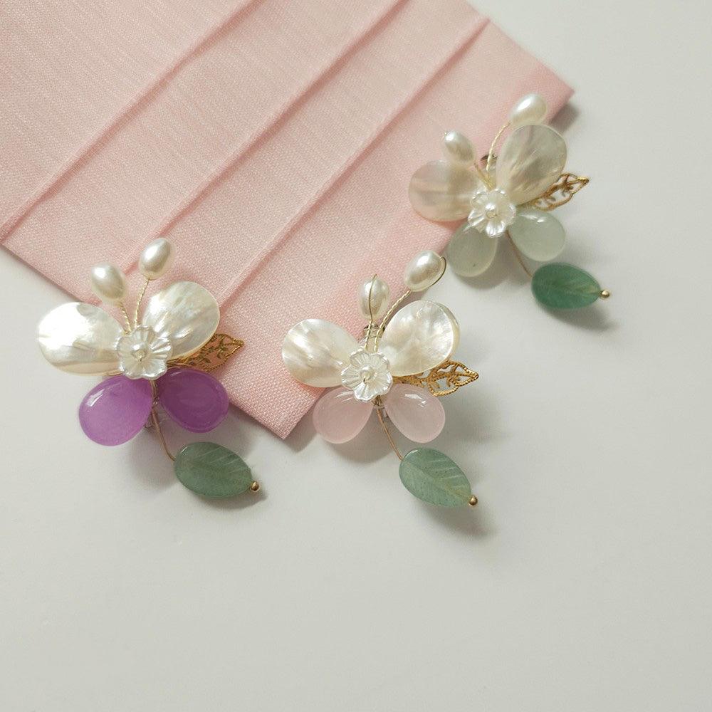 Mother of Pearl Butterfly Brooch - Native Korean