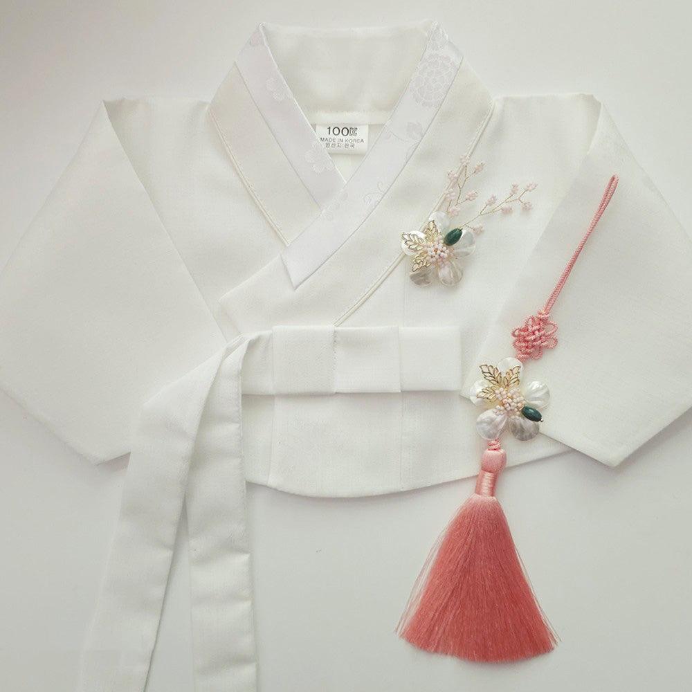 Mother of Pearl Floral Brooch - Native Korean