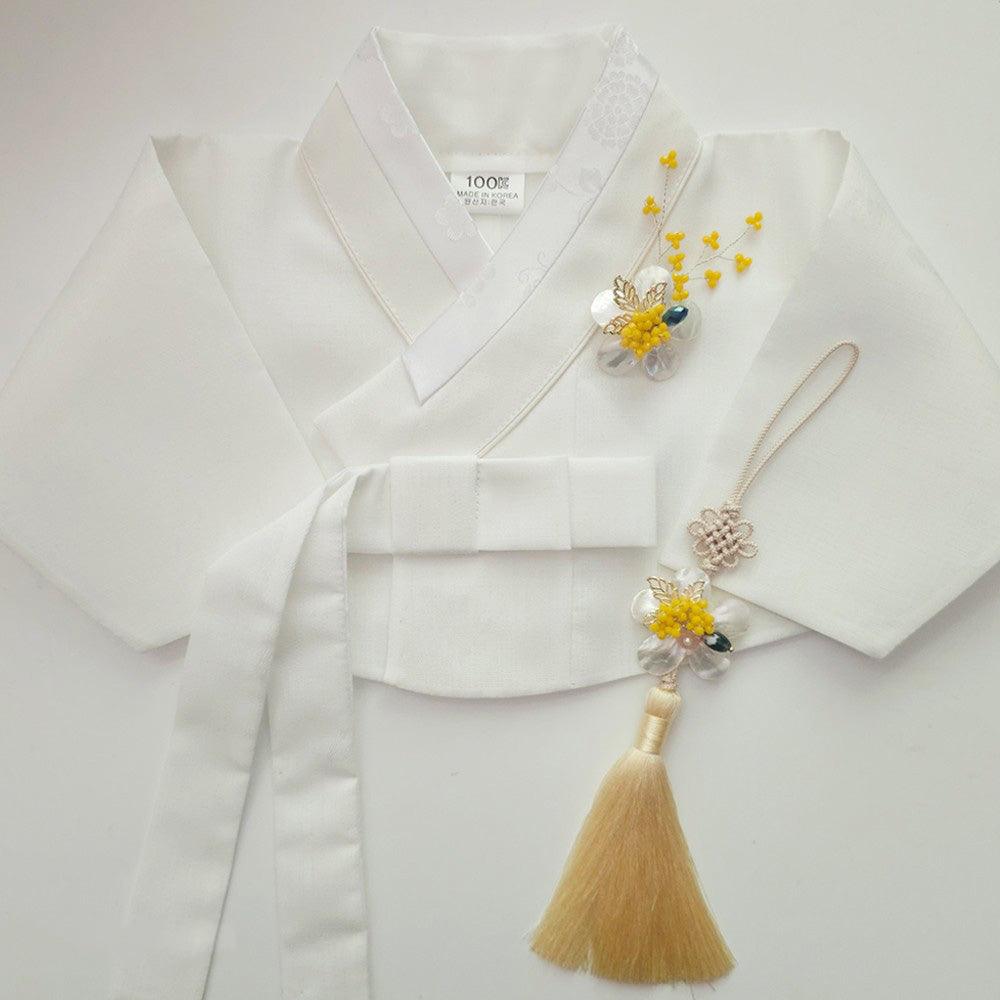 Mother of Pearl Floral Brooch - Native Korean