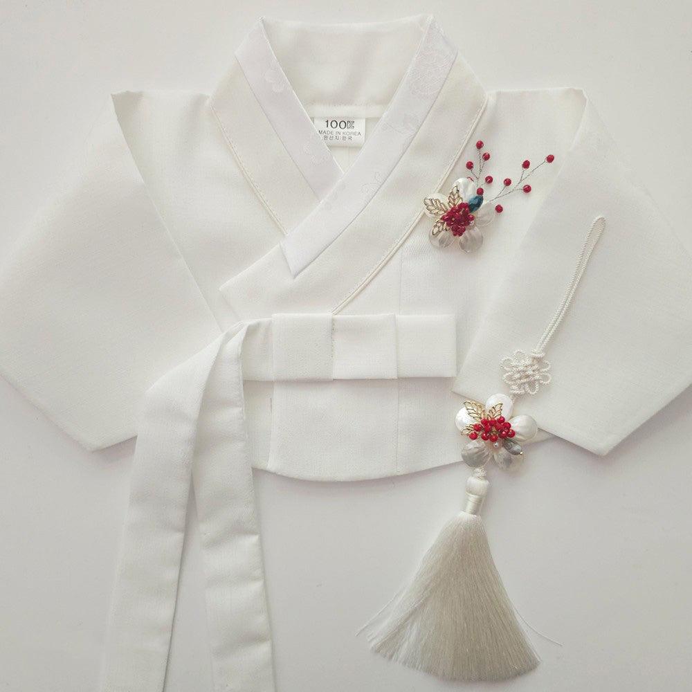 Mother of Pearl Floral Brooch - Native Korean