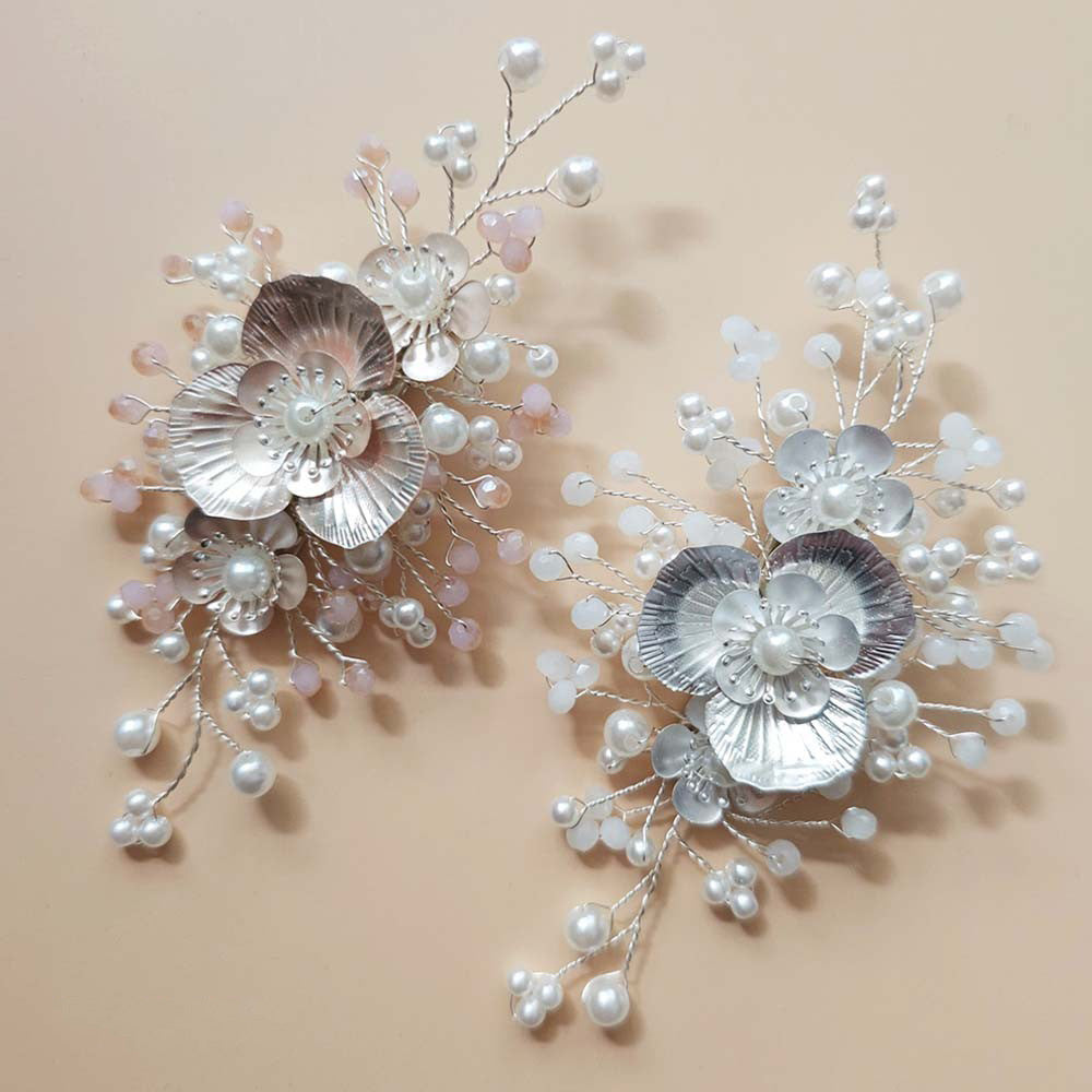 Elegant Pearl Blossom Hairpin