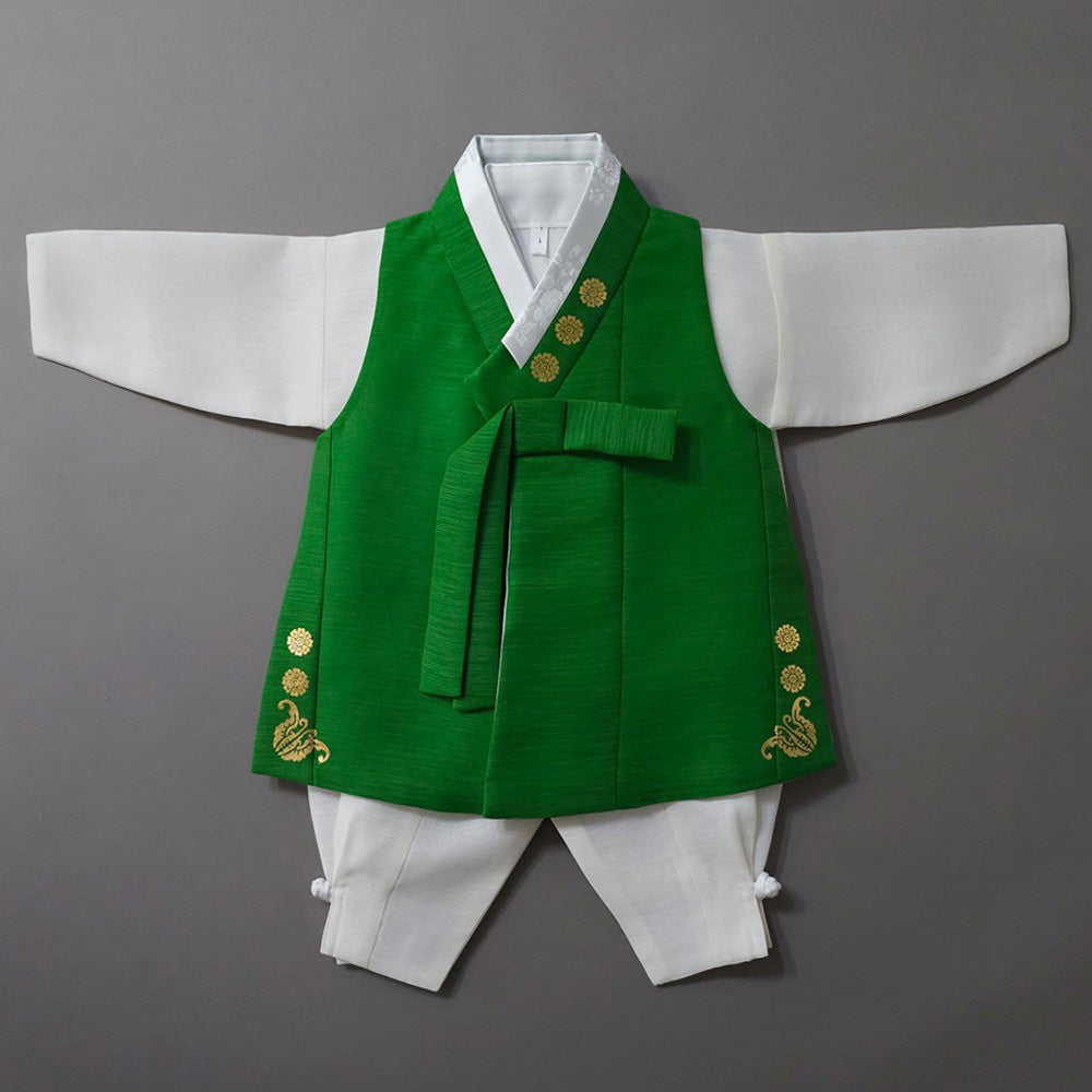 Taeri Green Boy Hanbok (1-8YR)