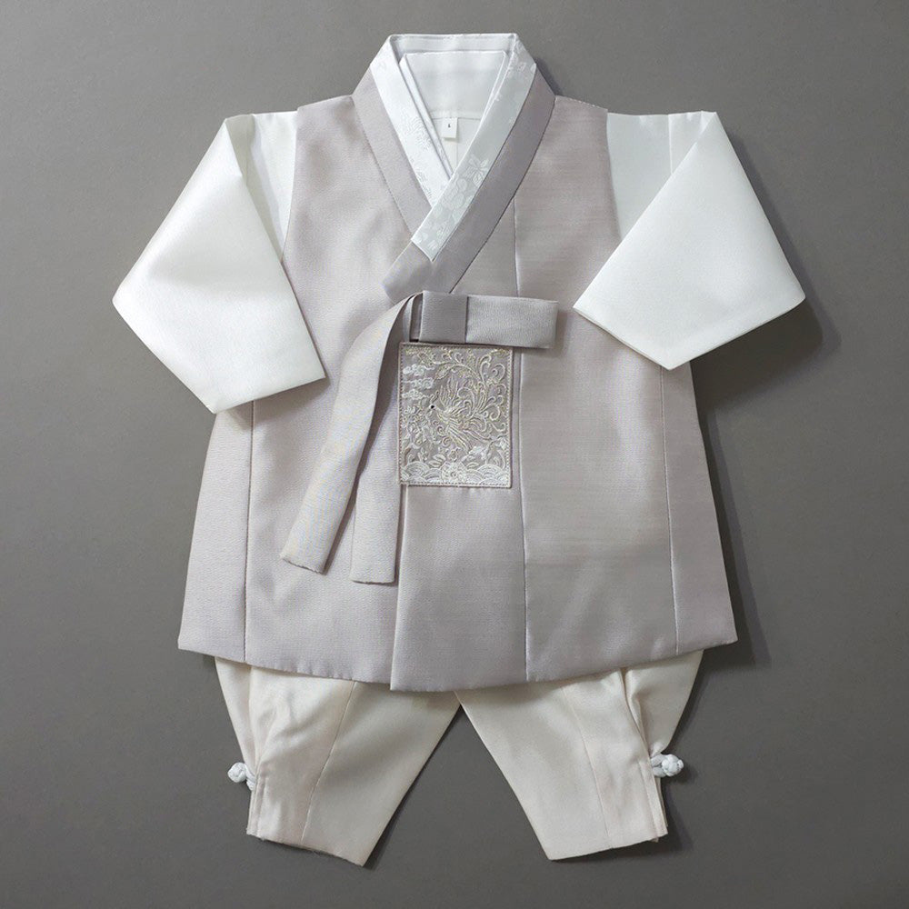 Kyoung-joon Gray Boy Hanbok (1-12YR)