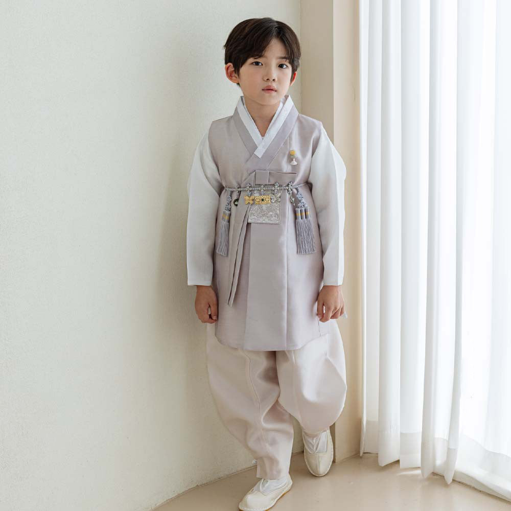 Kyoung-joon Gray Boy Hanbok (1-12YR)