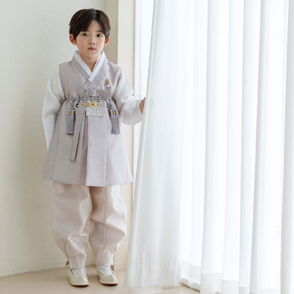 Kyoung-joon Gray Boy Hanbok (1-12YR)