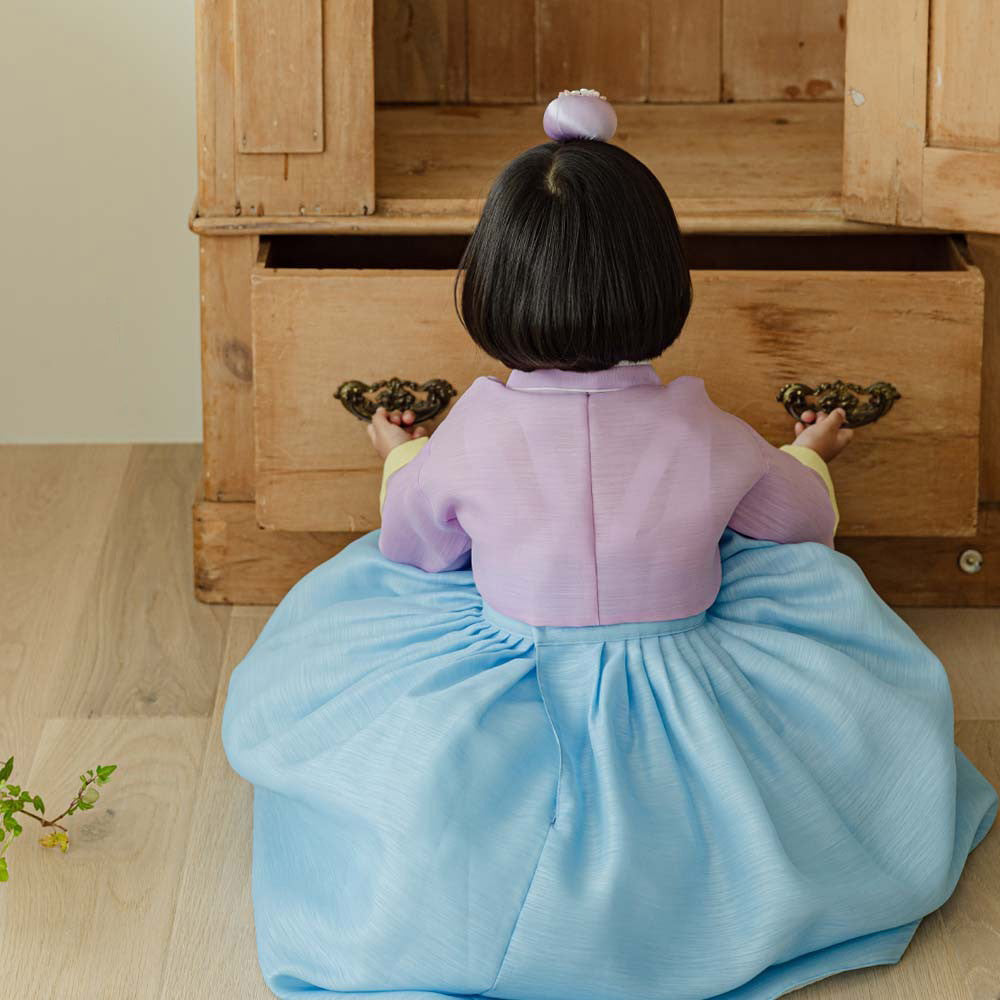 Naru Purple Sky Girl Hanbok (1-10YR)