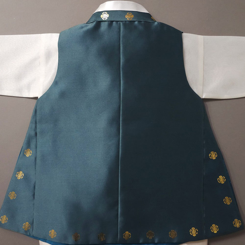 Doyoung Teal Boy Hanbok (100D-10YR)