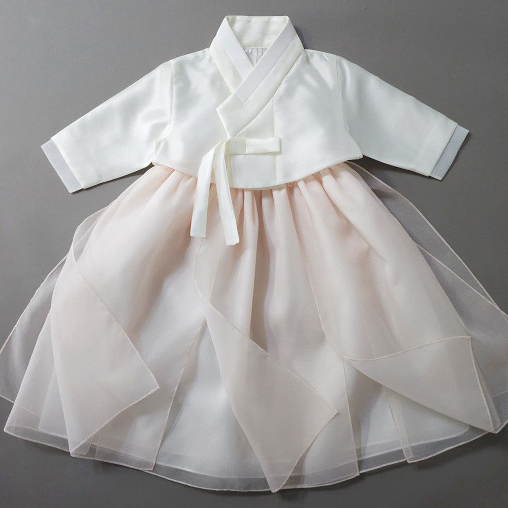 Youl Flared Light Pink Girl Hanbok (100D-15YR)