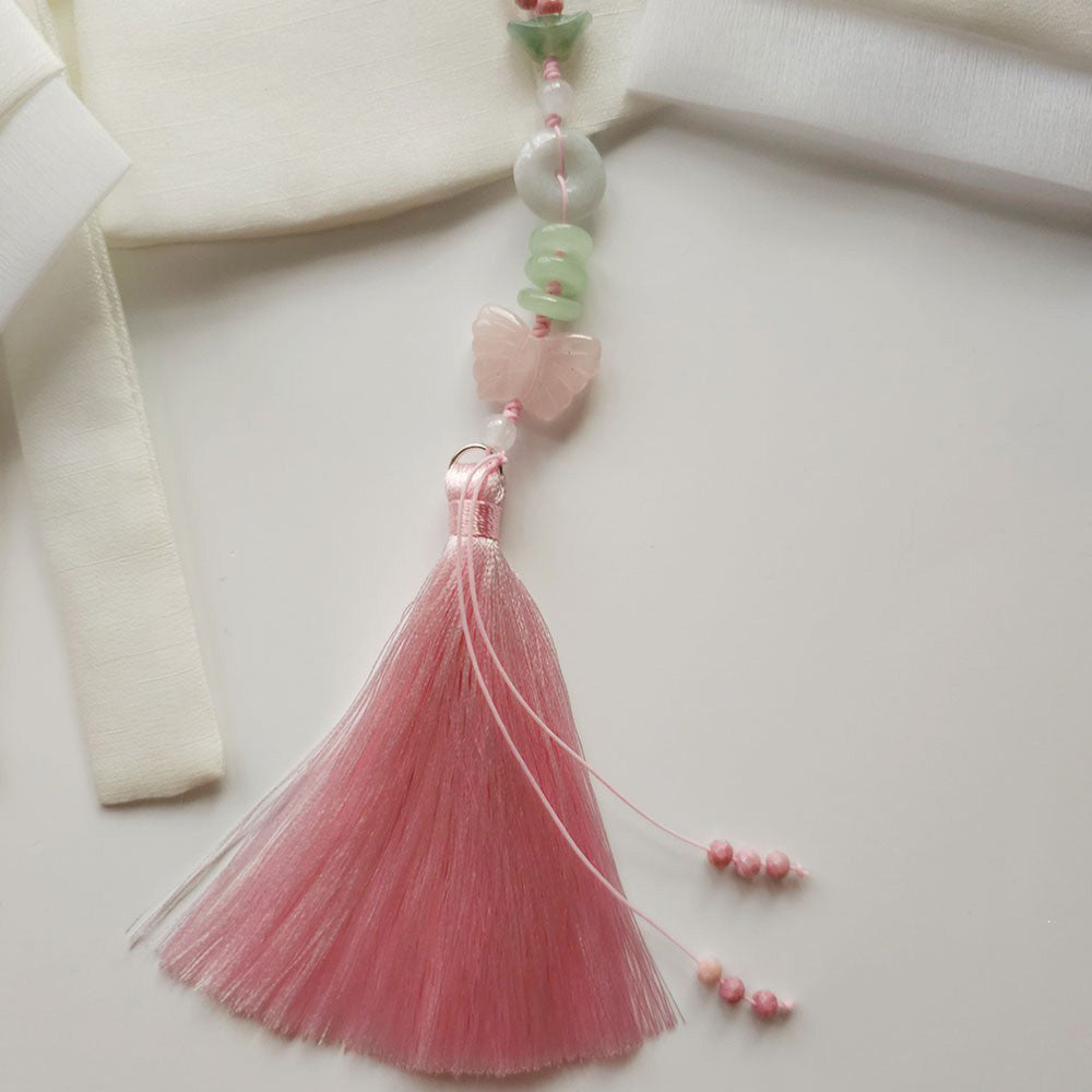 Elegant Jade Tassel Norigae