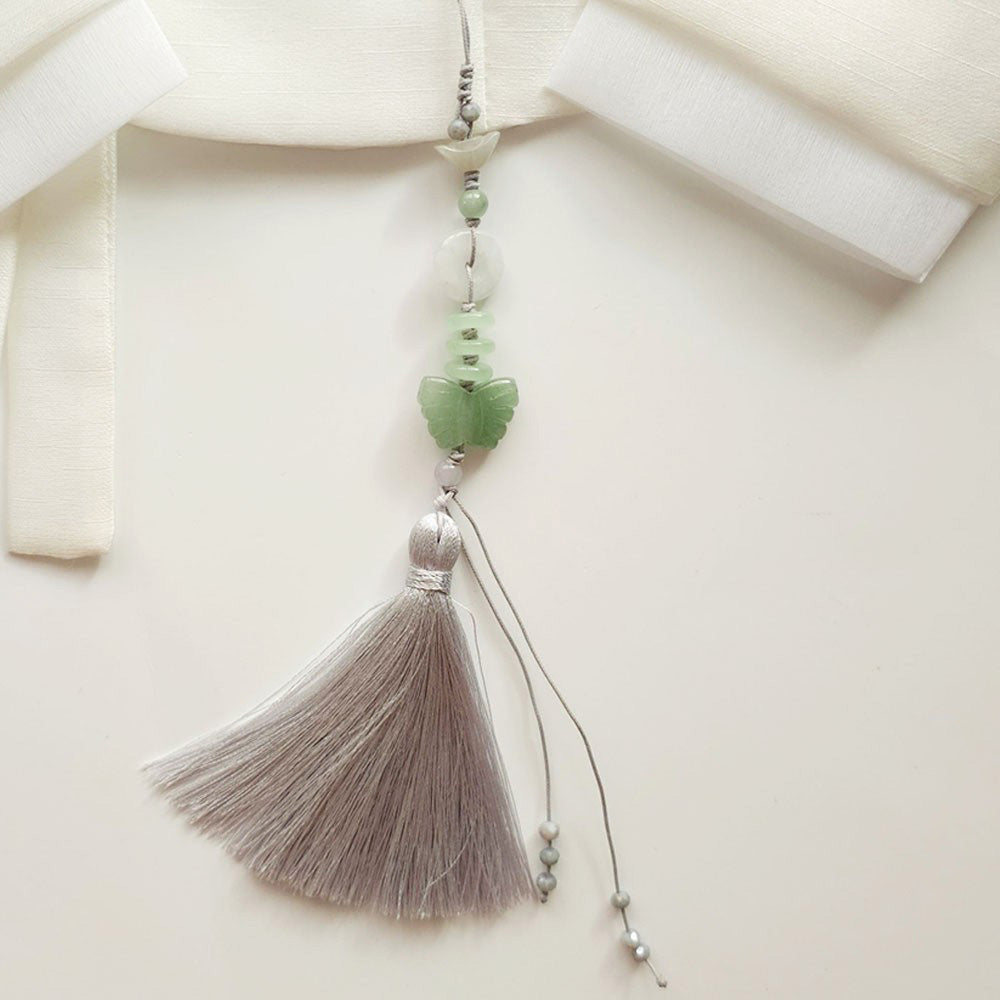 Elegant Jade Tassel Norigae