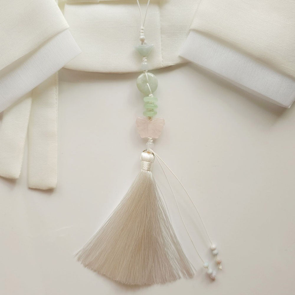 Elegant Jade Tassel Norigae