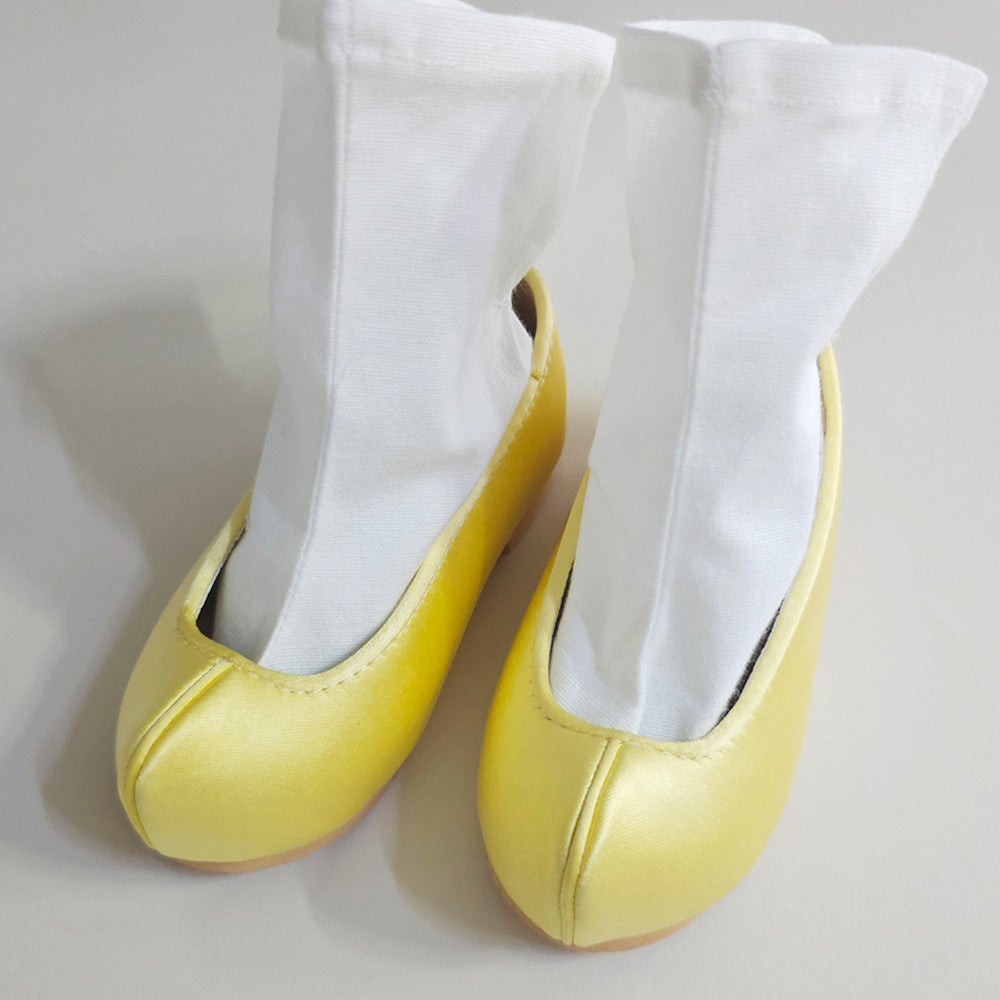 Solid Yellow Girl Hanbok Shoes