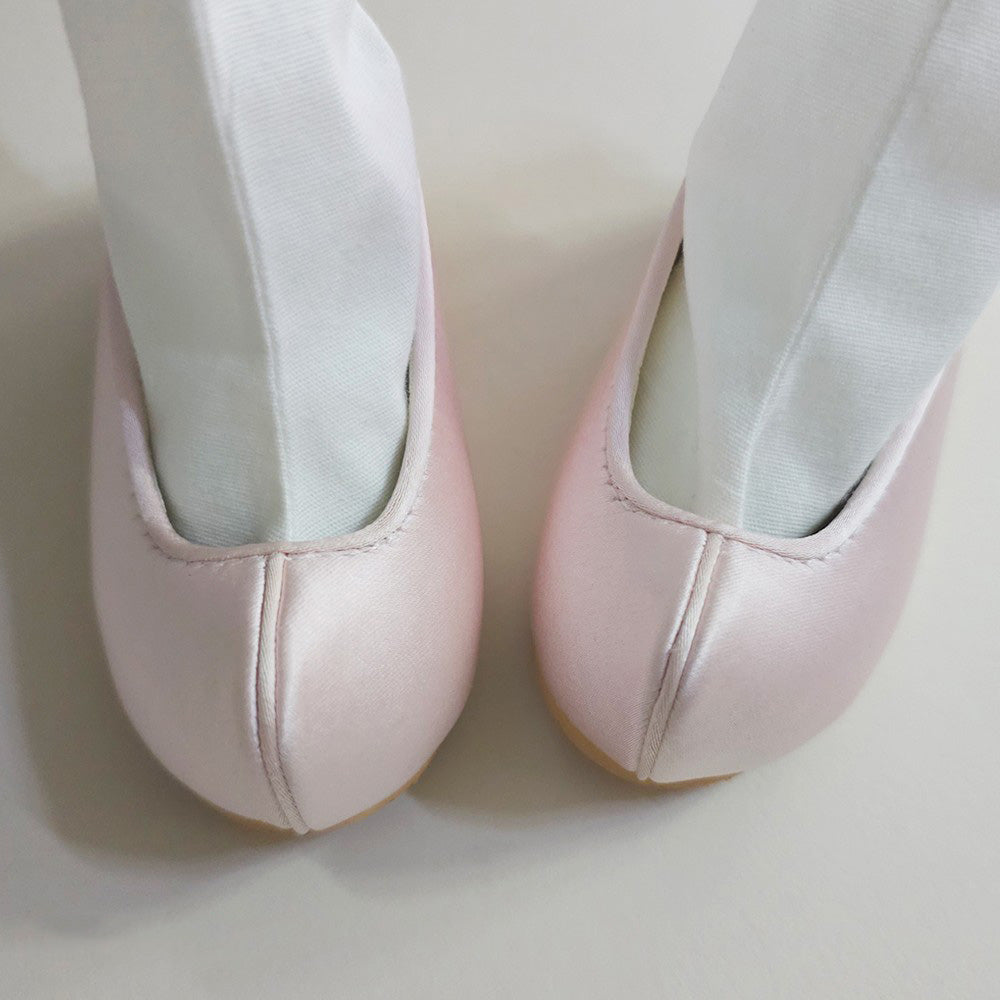 Solid Pink Girl Hanbok Shoes