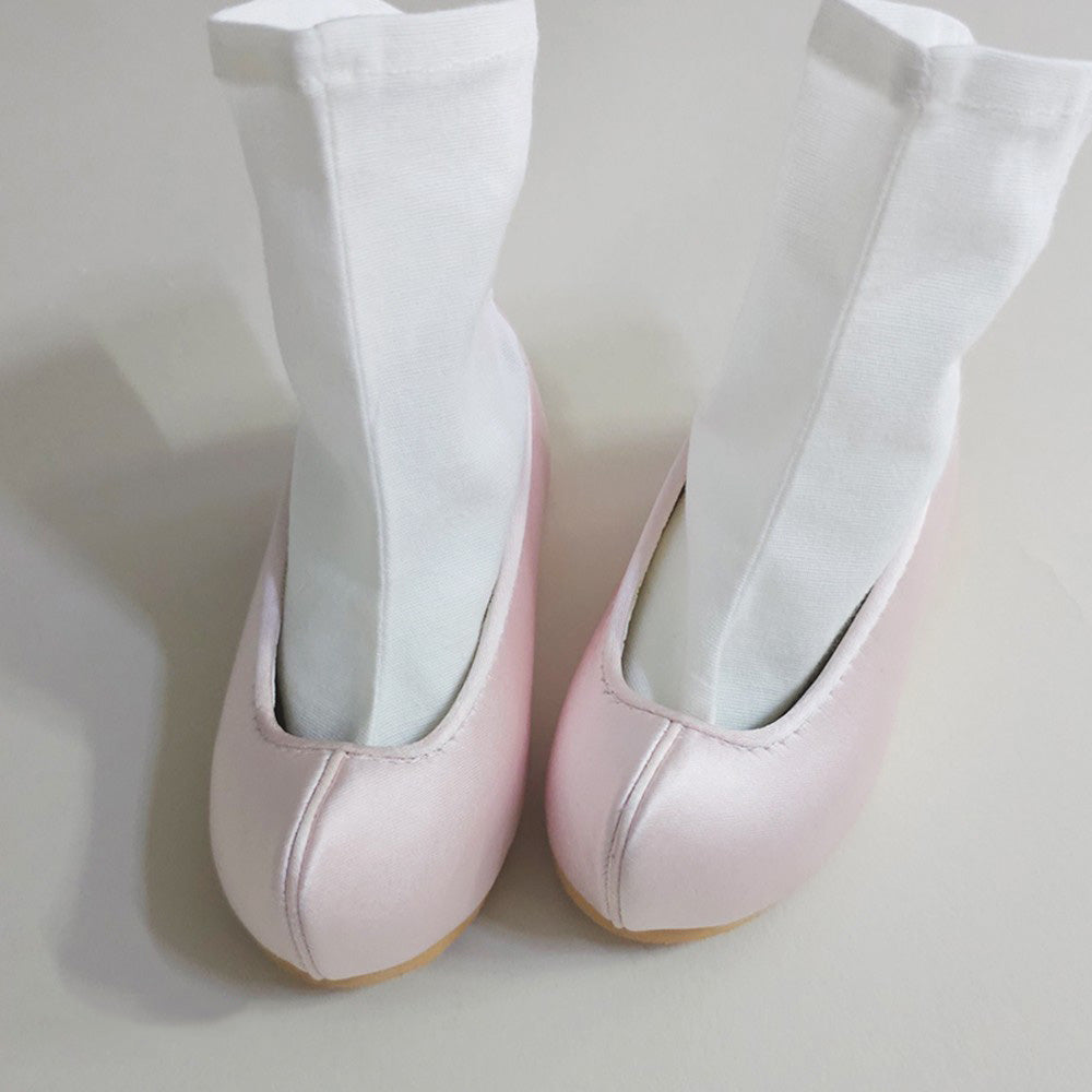 Solid Pink Girl Hanbok Shoes