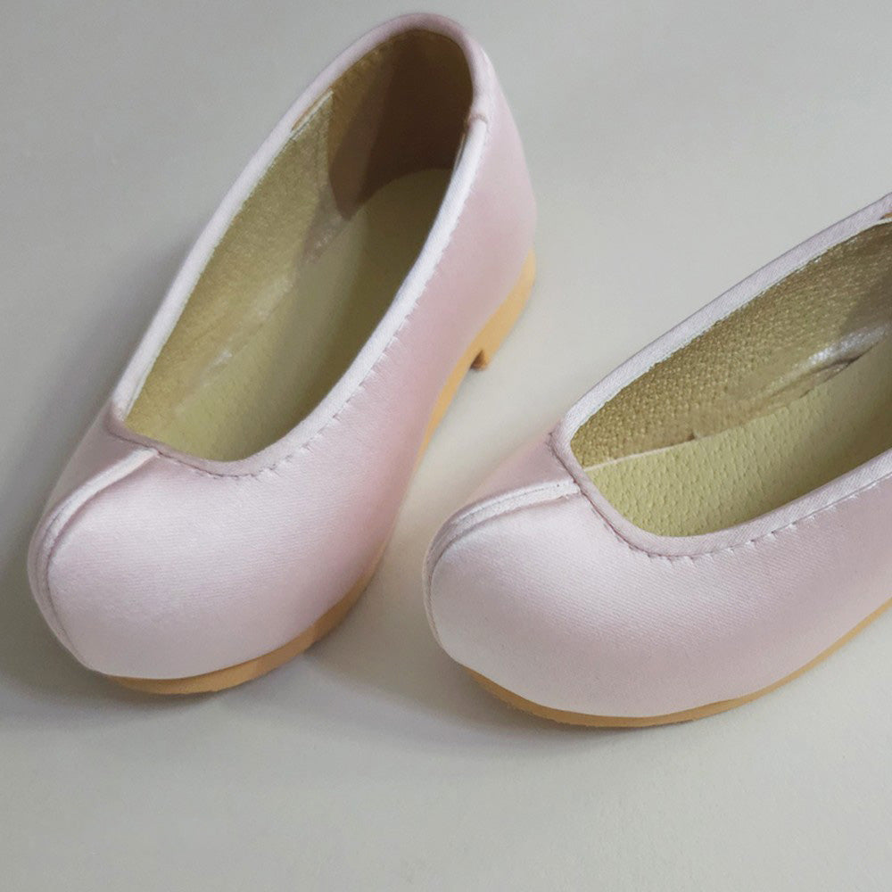 Solid Pink Girl Hanbok Shoes