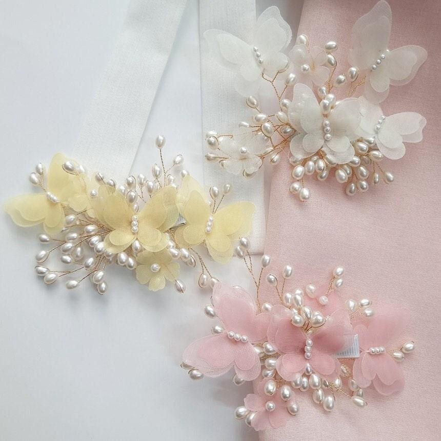 Pastel Butterfly Hairpin - Native Korean