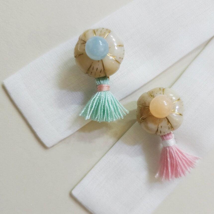 Pastel Mini Pumpkin Brooch - Native Korean