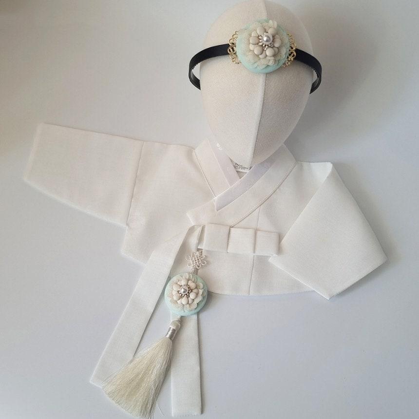 Pearl Daisy Tassel Norigae - Native Korean