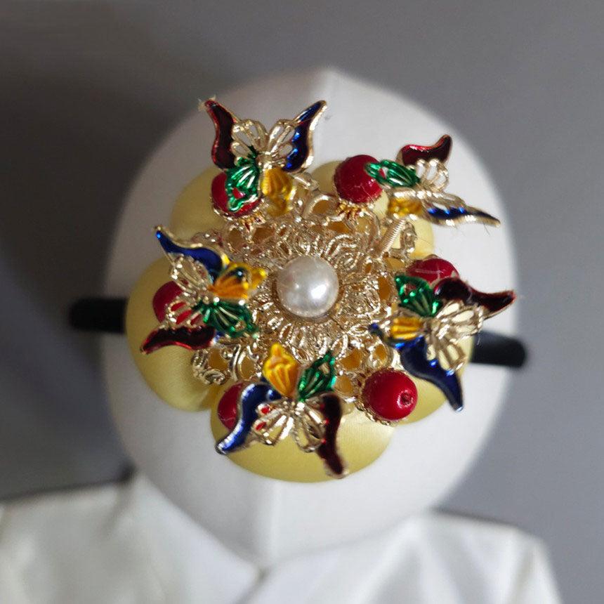 Pearl Jokduri Cushion Headband - Native Korean