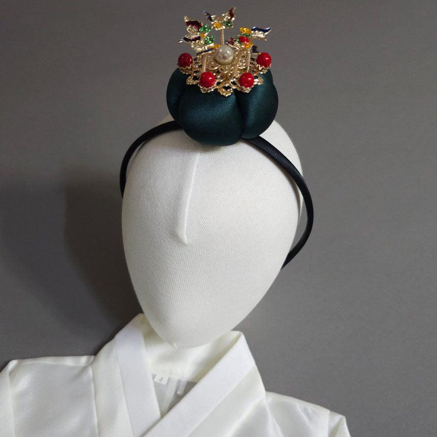 Pearl Jokduri Cushion Headband - Native Korean