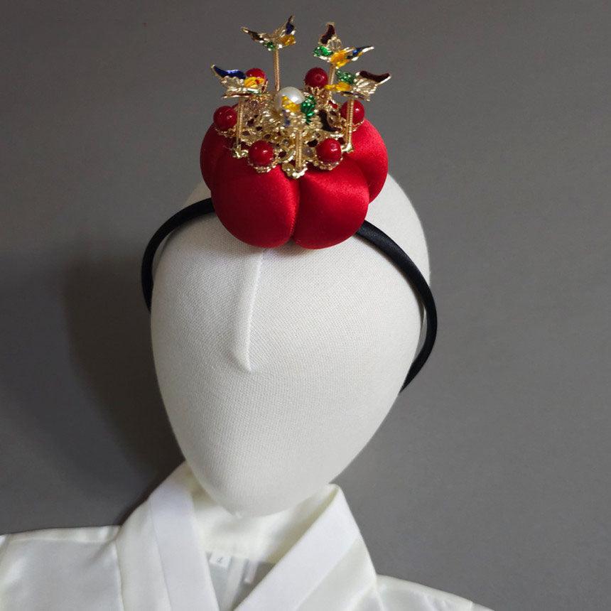 Pearl Jokduri Cushion Headband - Native Korean