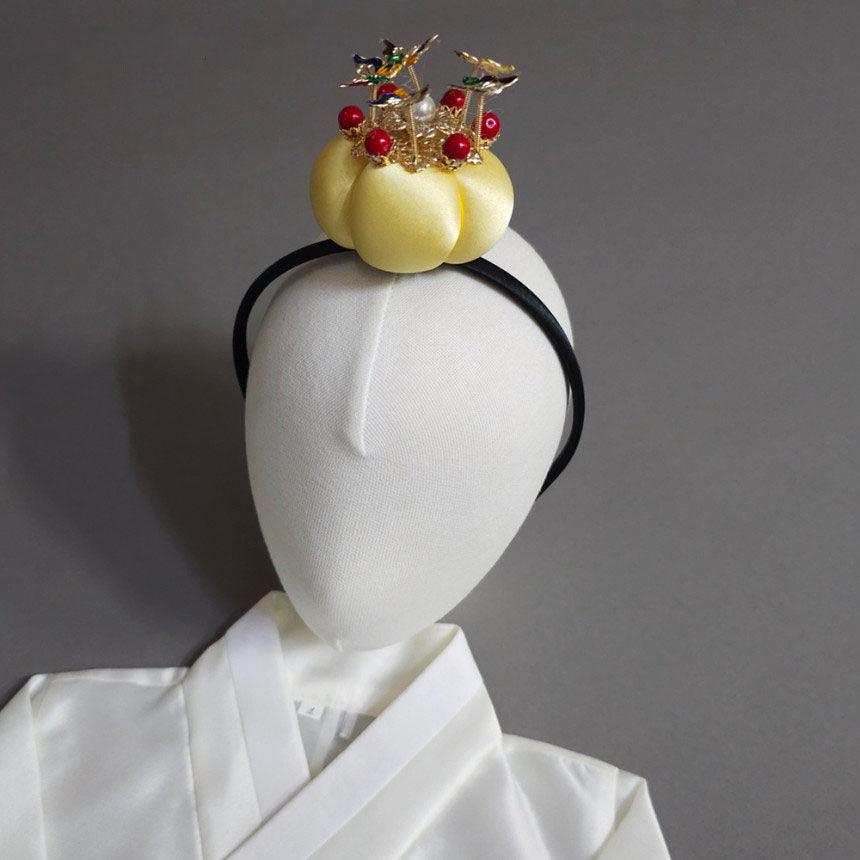Pearl Jokduri Cushion Headband - Native Korean