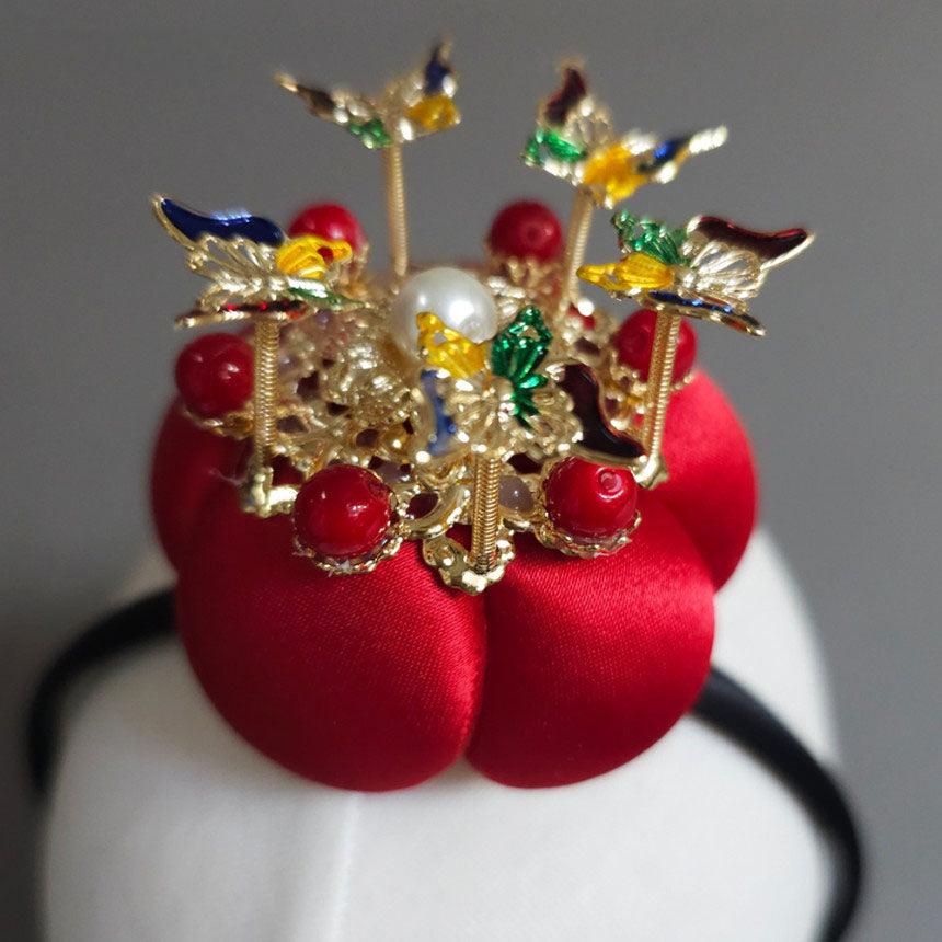 Pearl Jokduri Cushion Headband - Native Korean